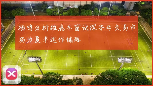 杨鸣分析雄鹿冬窗试探字母交易市场为夏季运作铺路